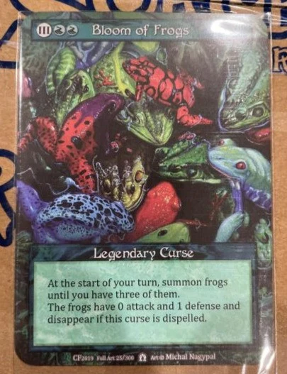 Bloom of Frogs Curio — nome original com keyword Legendary