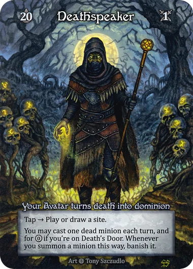 Deathspeaker — versão regular Alpha