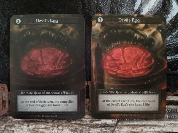 Devil's Egg — comparação regular vs Curio