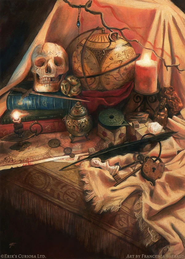 Erik's Curiosa Sketch Curio — sem o Exalted Orb