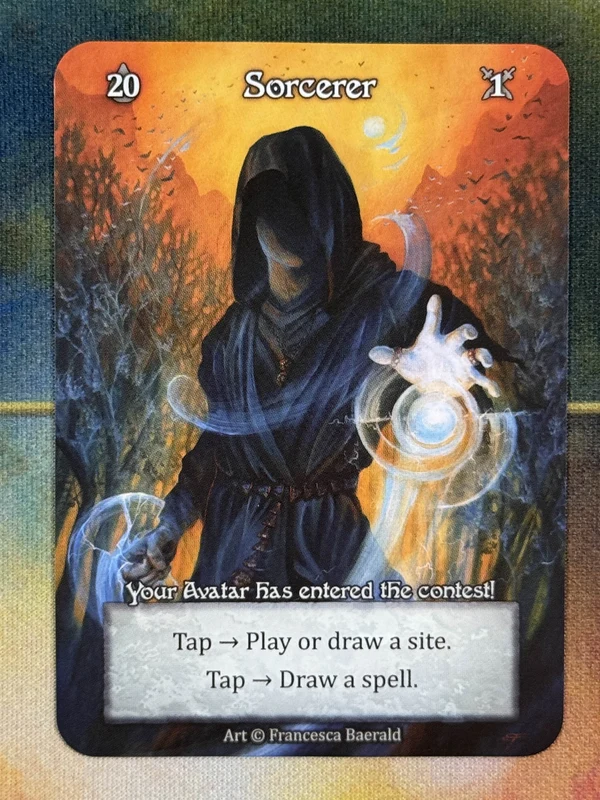 Sorcerer Curio Gridlord — verso diz 'Gridlord'