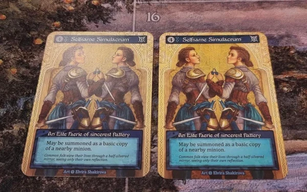 Selfsame Simulacrum Curio — diferença muito sutil com a versão regular