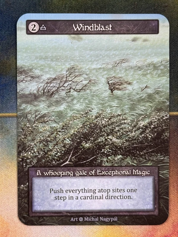 Windblast Curio — alt-art de Michael Nagypál
