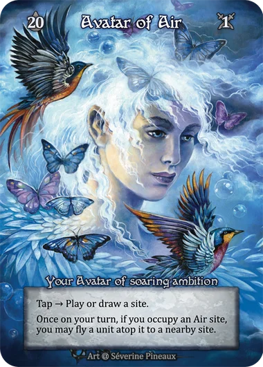 Avatar of Air — versão final do Alpha precon