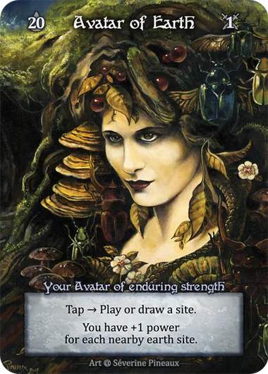 Avatar of Earth — versão final do Alpha precon