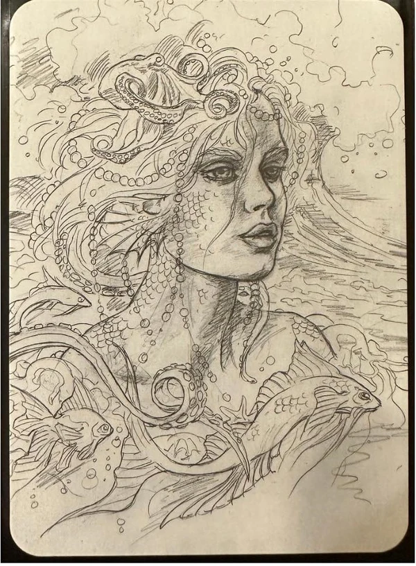 Sketch Avatar of Water Curio