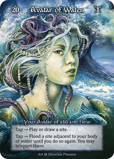 Avatar of Water — versão final do Alpha precon
