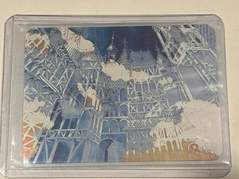 City of Glass Curio — carta translúcida em plástico