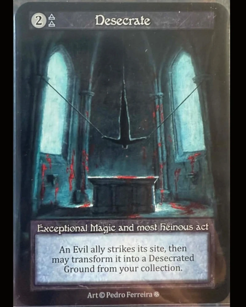 Desecrate Curio — pentagrama removido