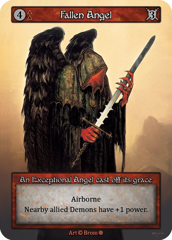 Fallen Angel — versão regular por Brom