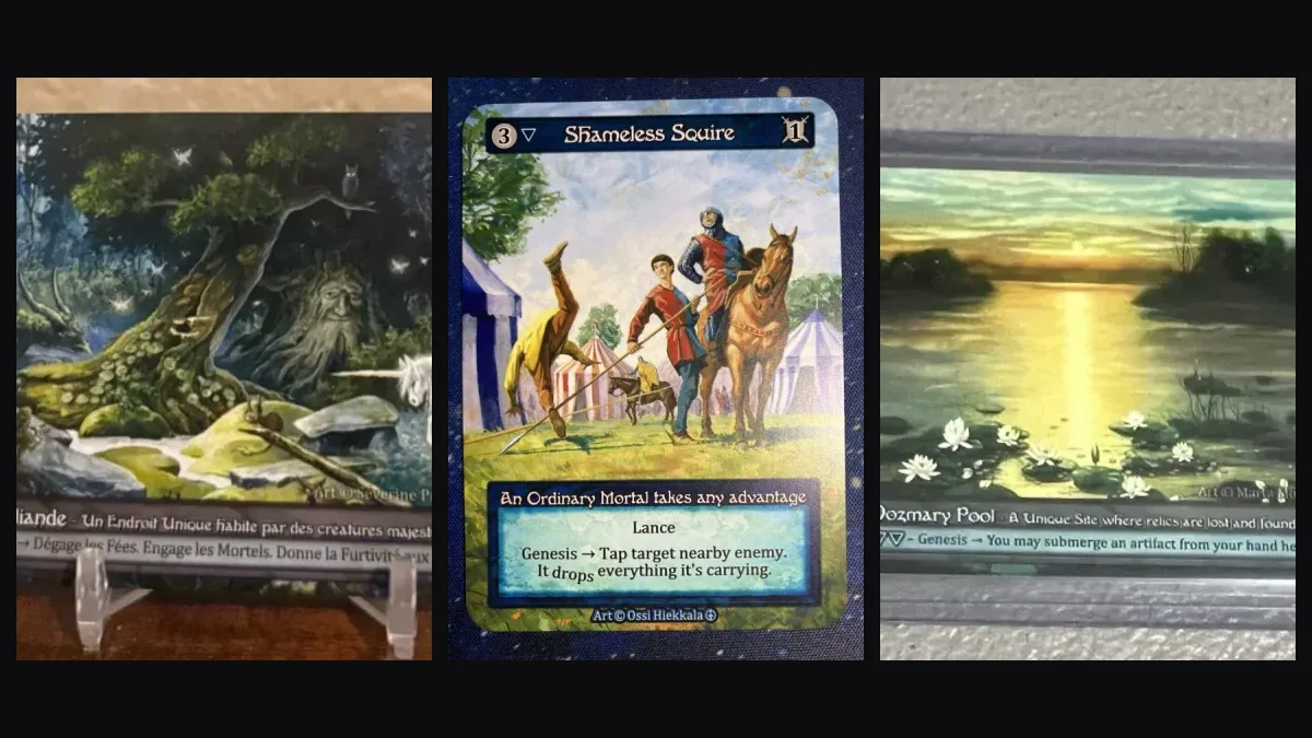 Curio de Arthurian Legends — Brocéliande, Shameless Squire e Dozmary Pool