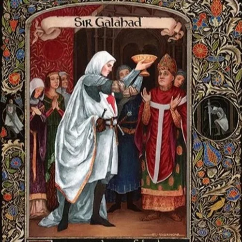 Gilded Sir Galahad