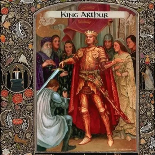 Gilded King Arthur