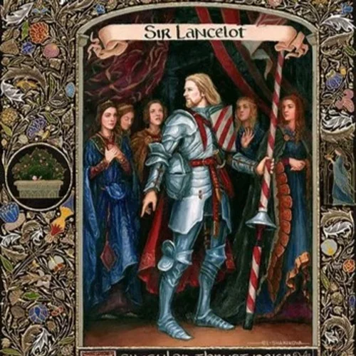 Gilded Sir Lancelot