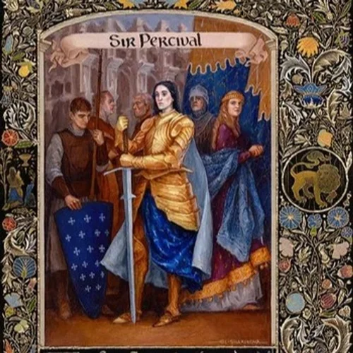 Gilded Sir Percival
