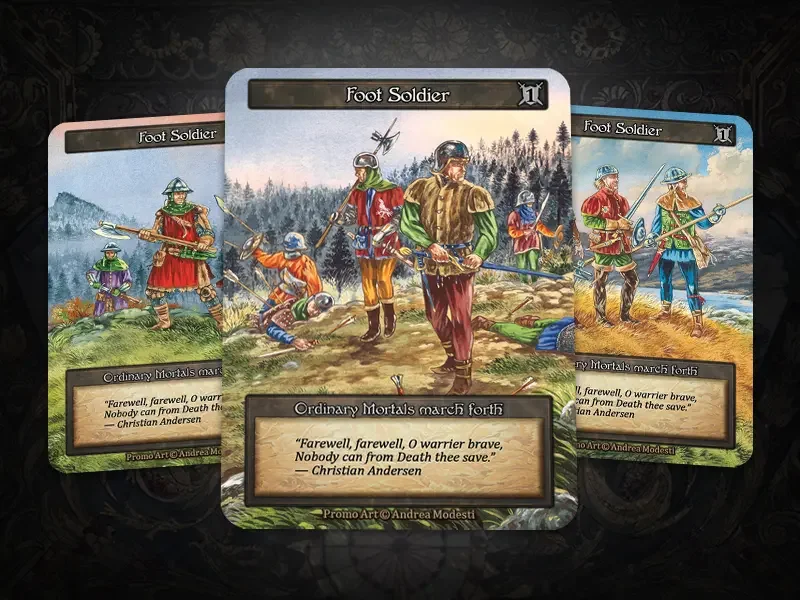 Full-size Foot Soldier Tokens pack de 3 — alt-art foil, 400 Dust