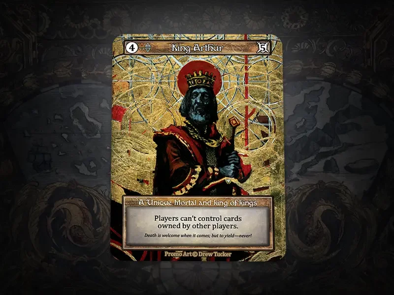 King Arthur alt-art foil — 2000 Dust, peça top tier