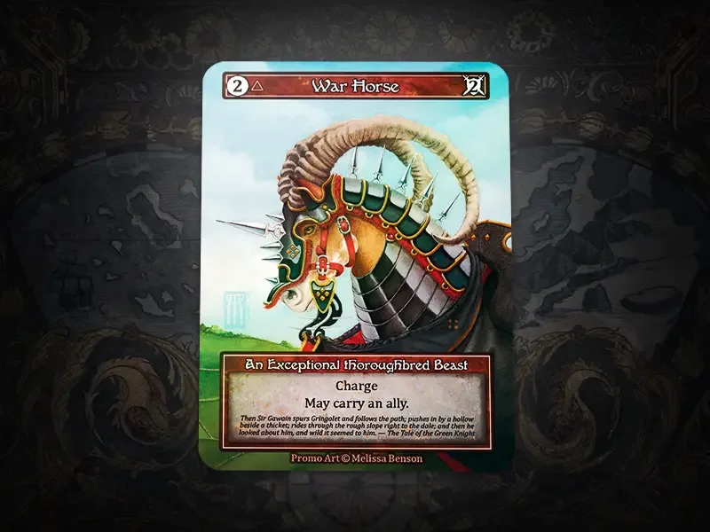 Warhorse foil alt-art — 1000 Dust