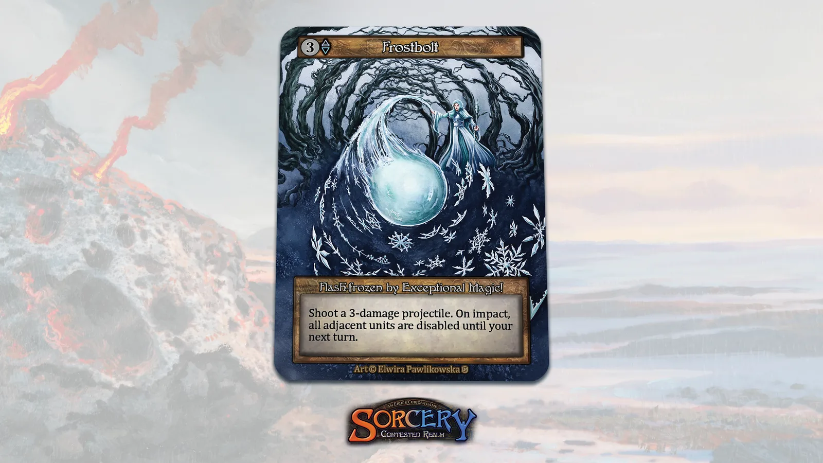 Frostbolt — primeira carta spoilada de Frost Mage vs Lavamancer