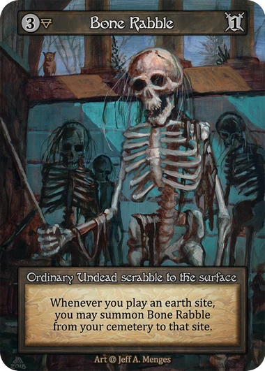 Bone Rabble — versão regular Alpha