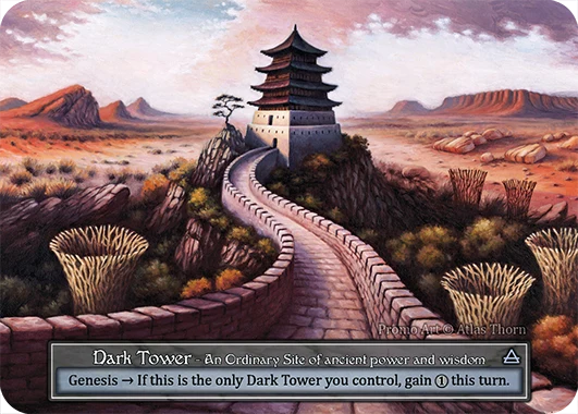 Dark Tower — promo catalogado pelo Collector Arthouse