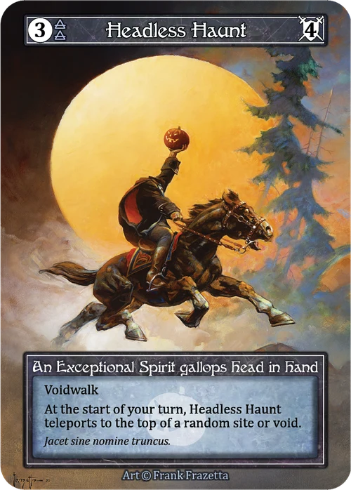 Headless Haunt promo — alt-art do Frank Frazetta, foil Beta BAB