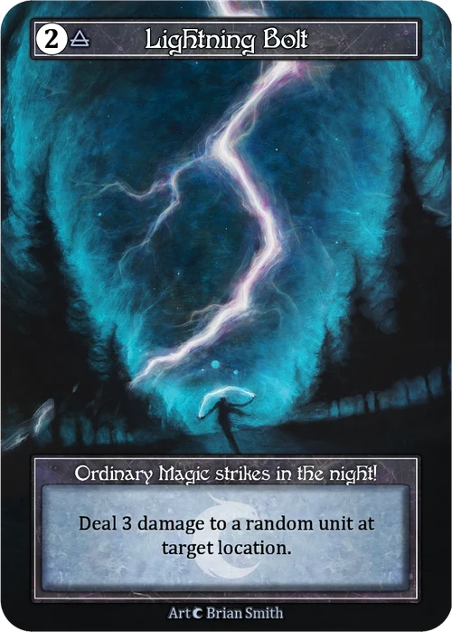 Lightning Bolt promo — Team Covenant Beta preorder, foil