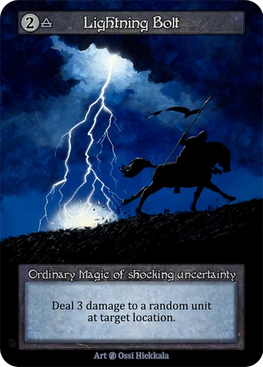 Lightning Bolt — versão regular Beta