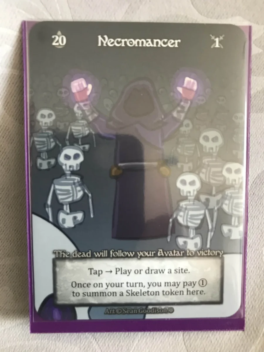 Necromancer Gothic playtest — alt-art, edição limitada estimada em 30 cópias